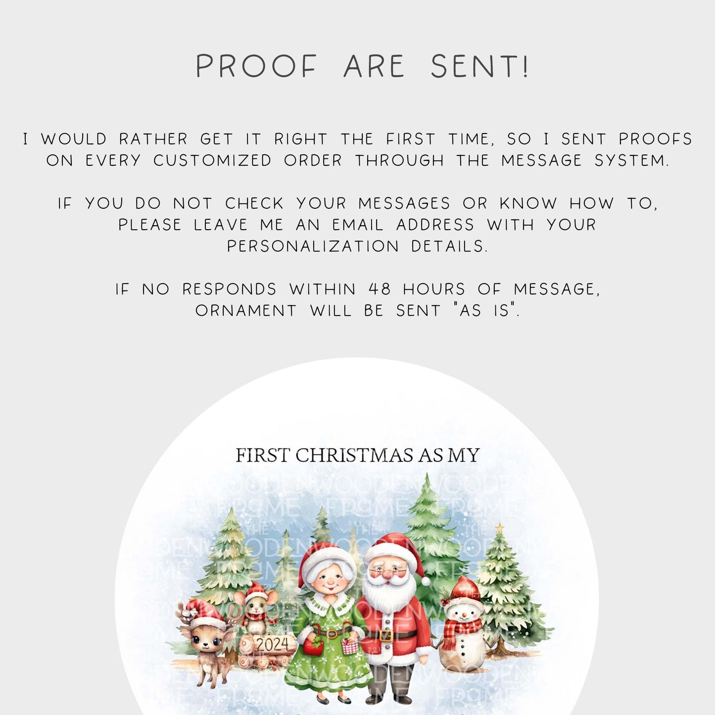 First Christmas as Grandma and Grandpa Ornament – Baby’s First Christmas Gift for Grandparents