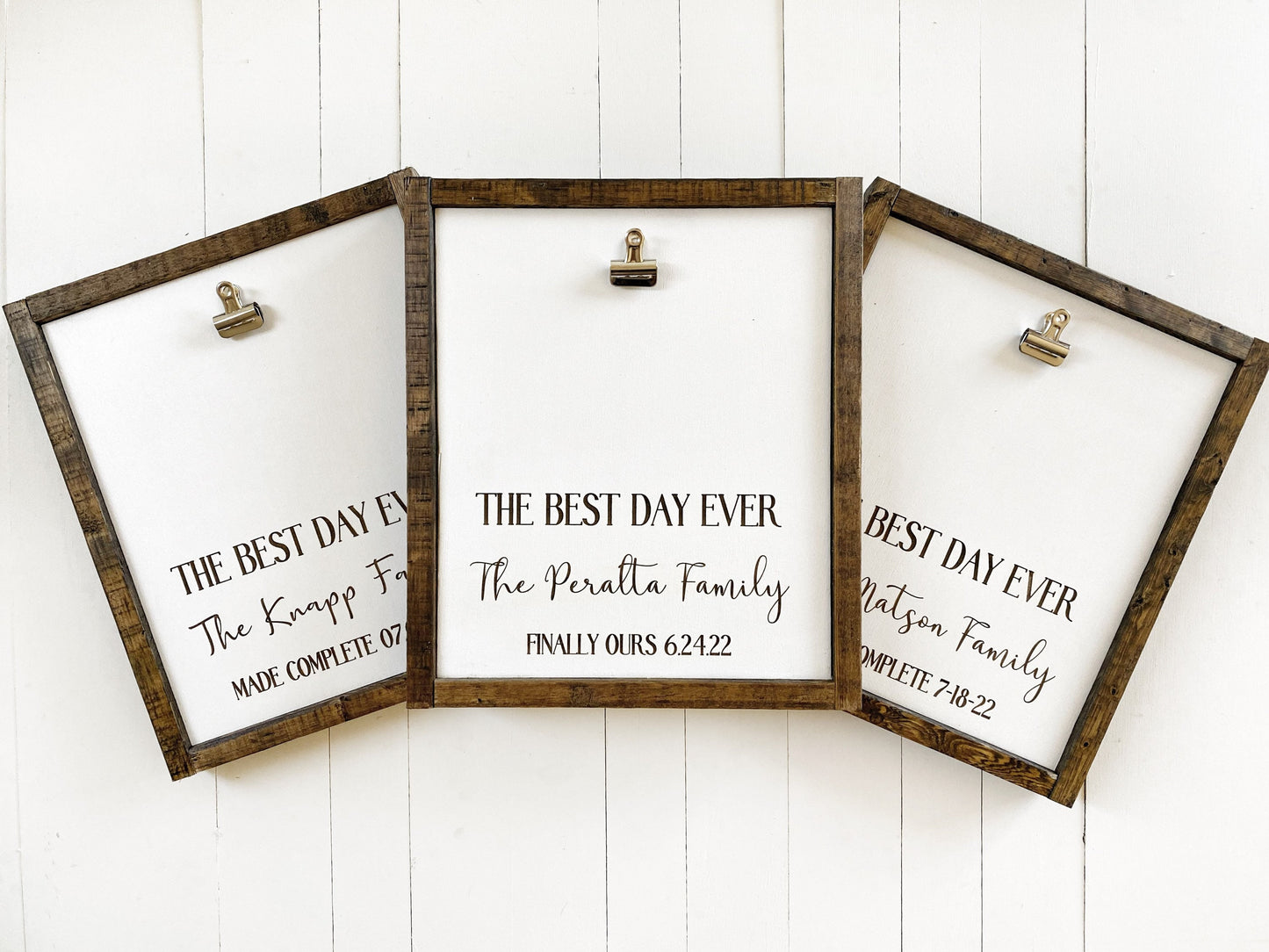 Best Day Ever, Adoption Day Photo Clipboard