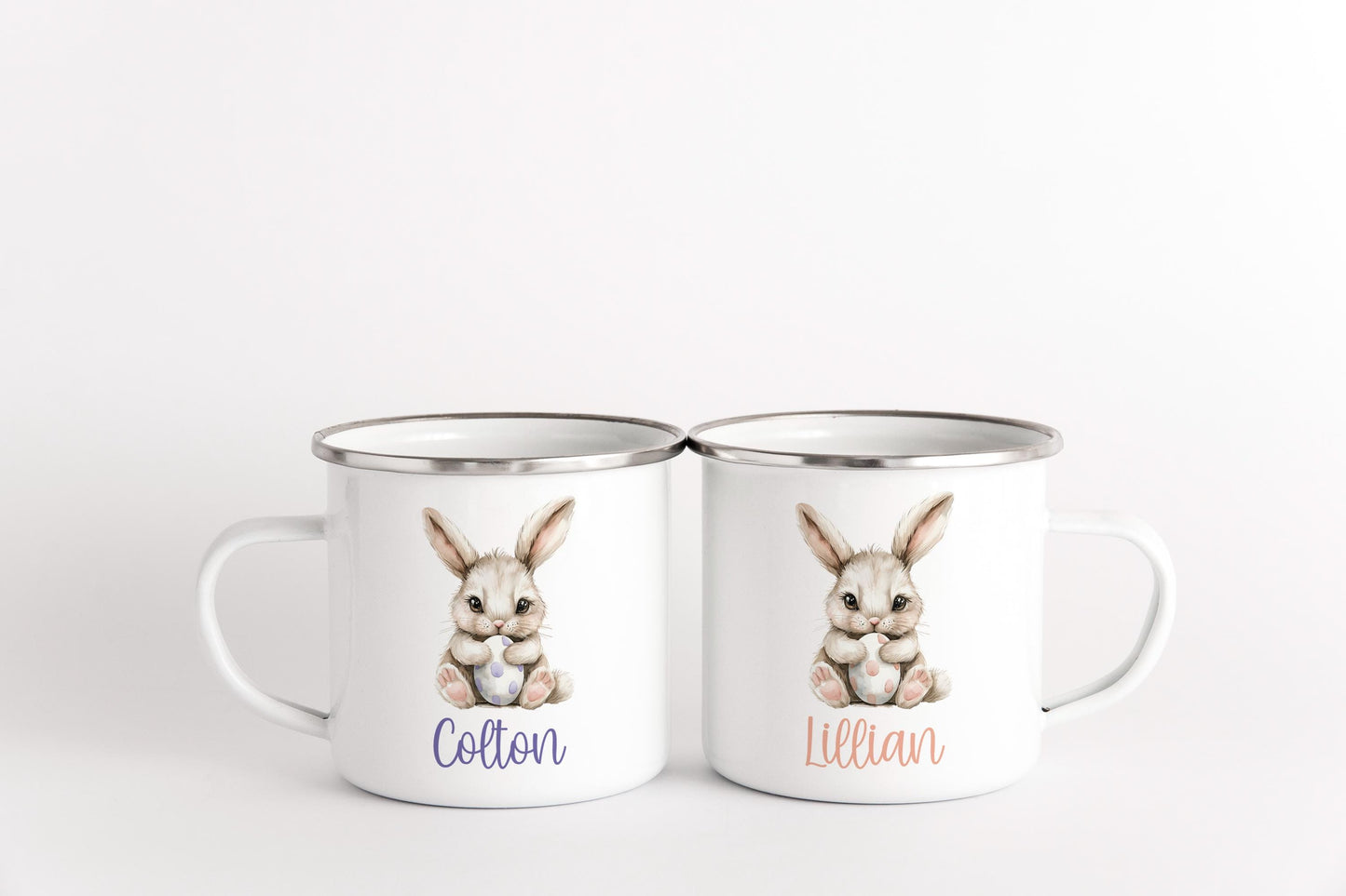 Easter Bunny Mug for Kids Personalized with Name, Unbreakable Easter Gift for Grandkids, First Easter, Toddler Mug, Easter Basket Stuffer