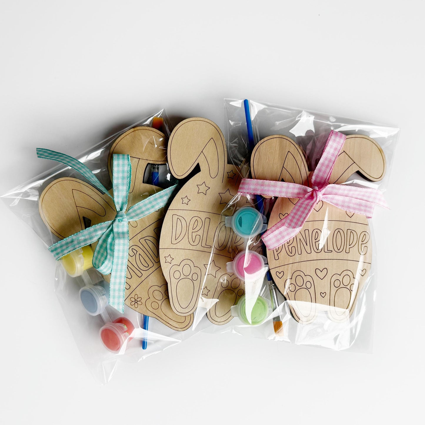 Custom Easter Egg Paint Kit for Kids - Easter Craft Basket Stuffer