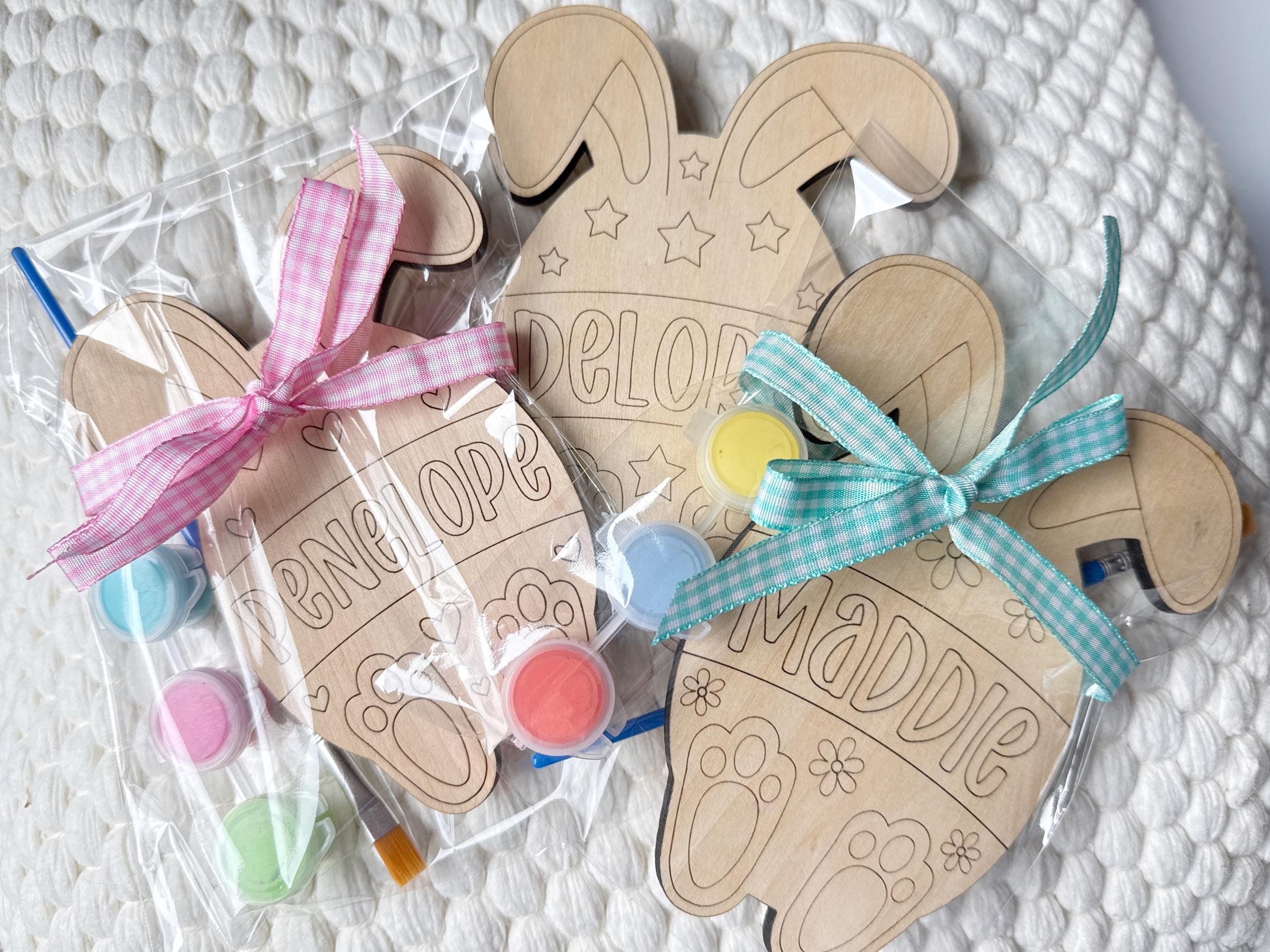 Custom Easter Egg Paint Kit for Kids - Easter Craft Basket Stuffer