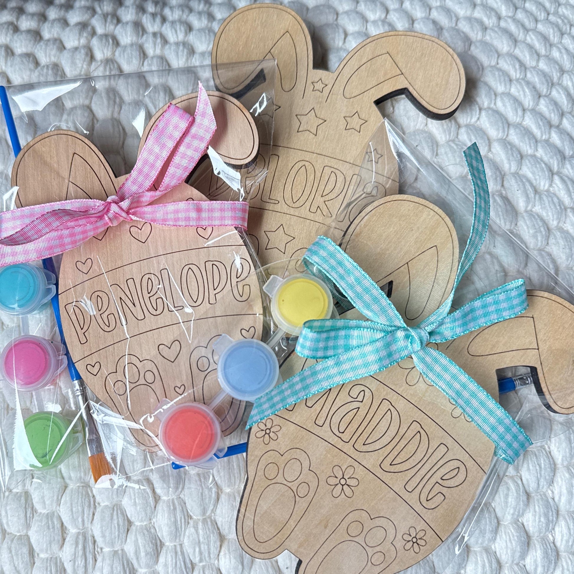 Custom Easter Egg Paint Kit for Kids - Easter Craft Basket Stuffer