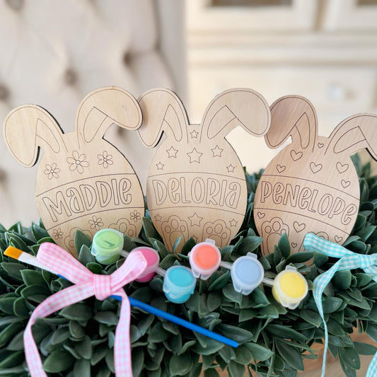 Custom Easter Egg Paint Kit for Kids - Easter Craft Basket Stuffer