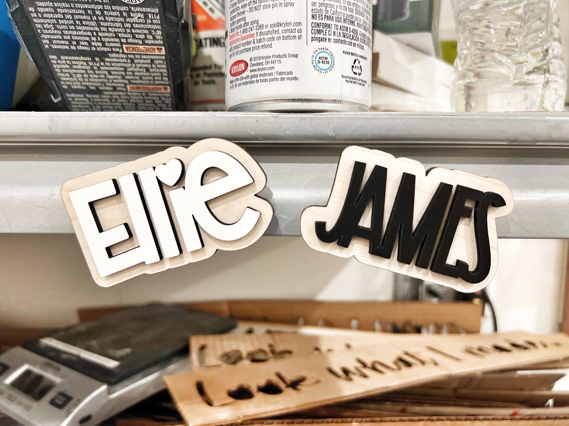 Custom Name Magnet for Kids | Personalized Fridge Magnets for Artwork Display | Locker Magnet | Stocking Stuffer Idea