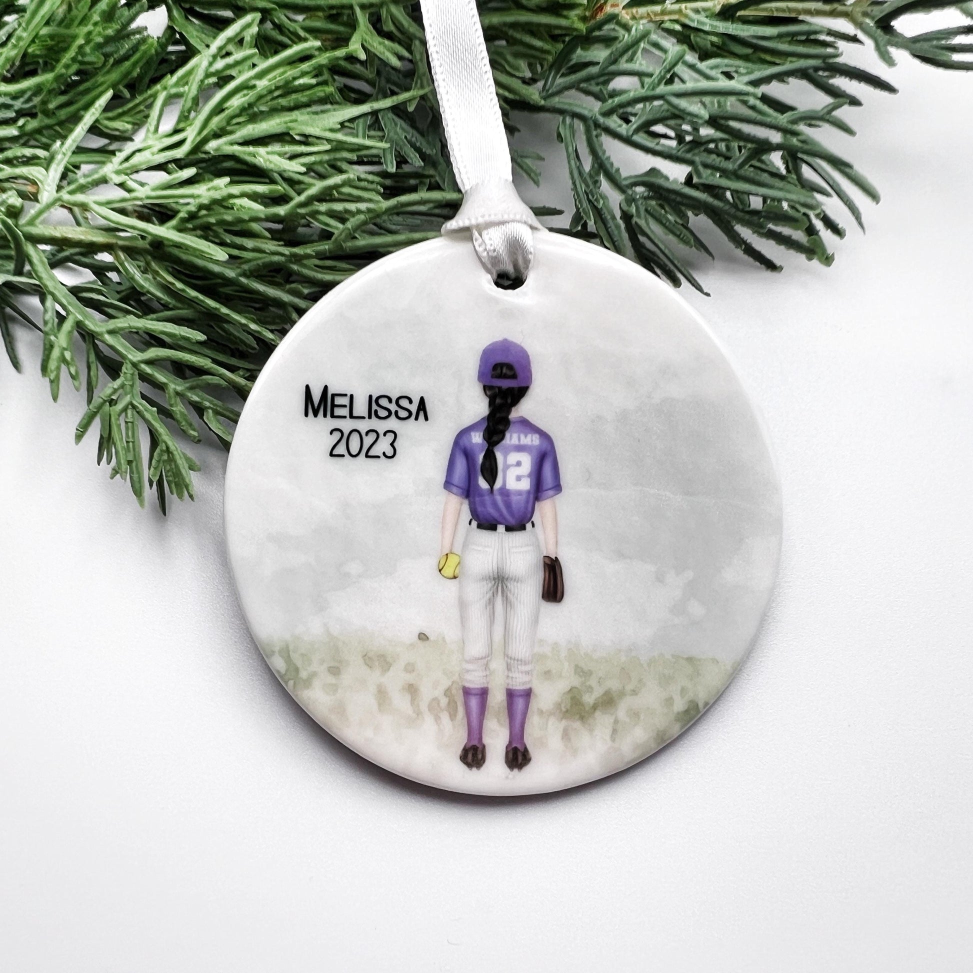 Boy or Girl Baseball Ornament