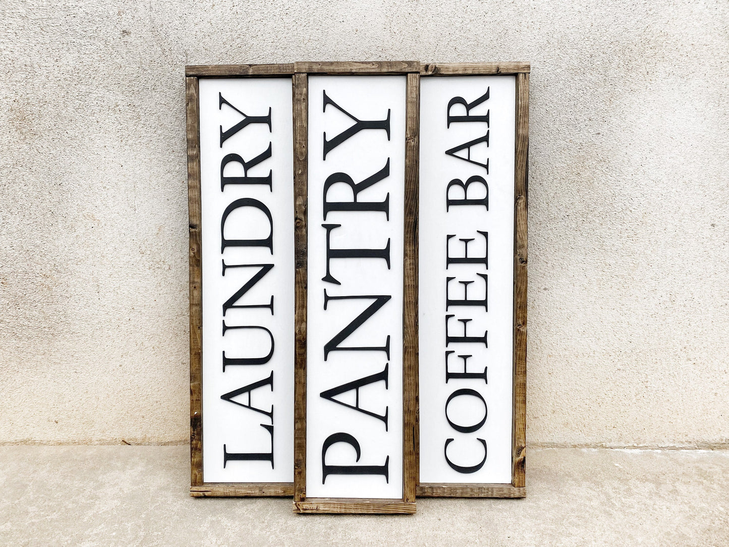 Coffee Bar Sign, 3D Cutout Word Sign, Kitchen Sign, Laser Cut Sign, Pantry Sign, Farmhouse Kitchen Coffee Sign, Basic Simple Word Sign