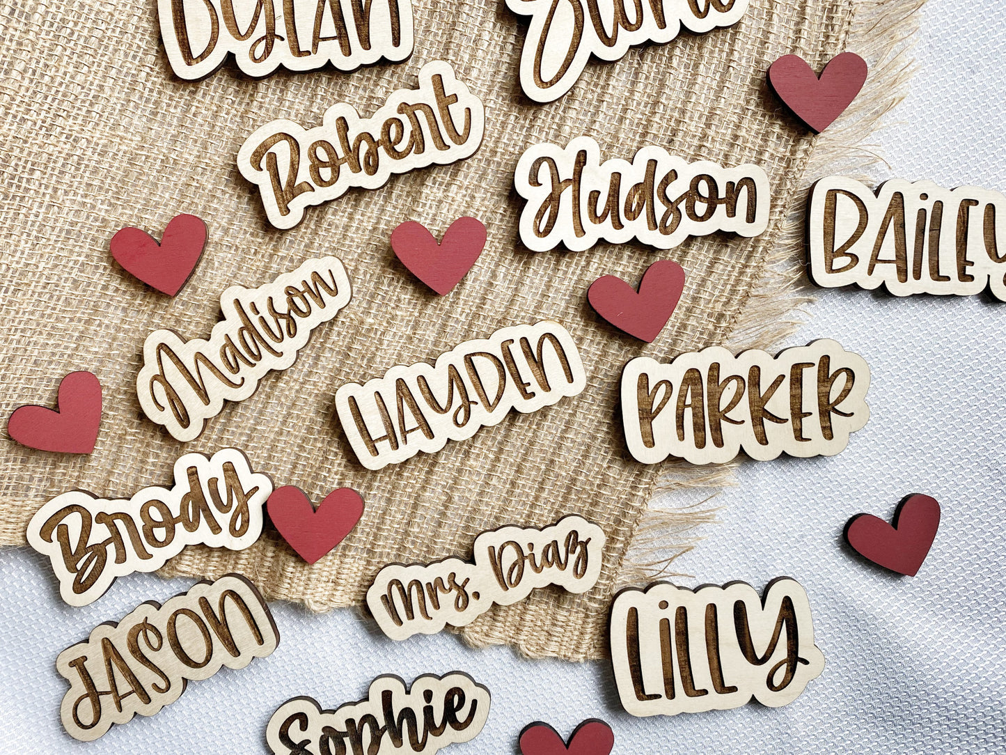 Locker Magnet, Wood Name Tag for Kids, School Bag Tag, Wooden Name Magnet, Look What I Made Artwork Magnet