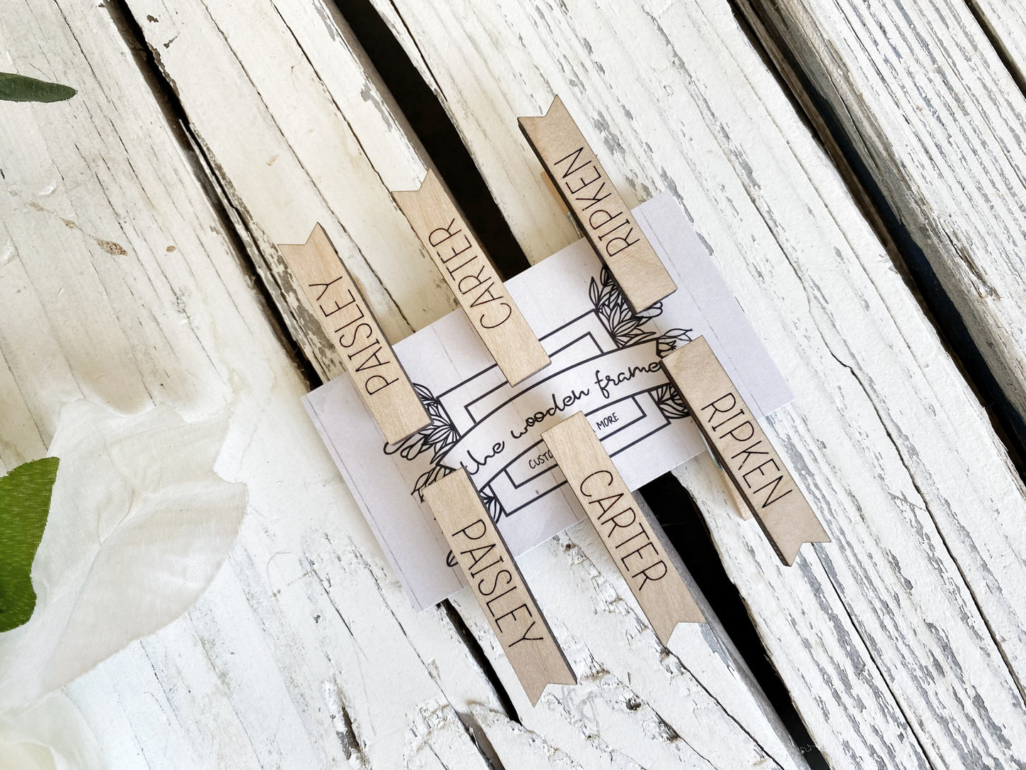 Look What We Made Sign with Personalized Clips for Children's Artwork, 3D Laser Cut Design