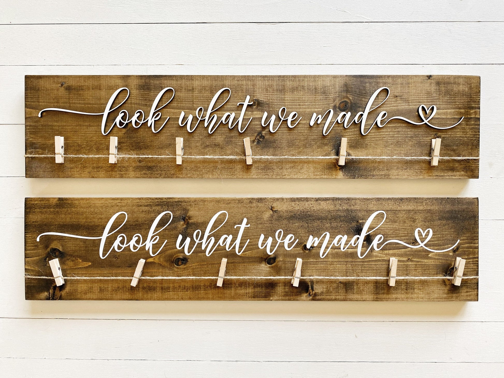 Look What I Made Sign Personalized with Name, Playroom Art Display, Vinyl or 3D Lettering, Back to School Picture Display Wall