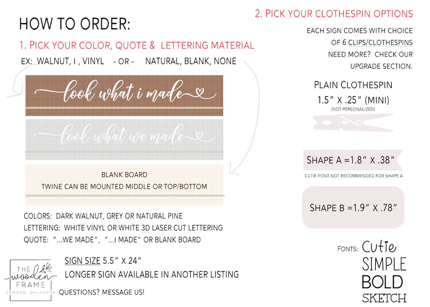 Look What I Made Sign Personalized with Name, Playroom Art Display, Vinyl or 3D Lettering, Back to School Picture Display Wall