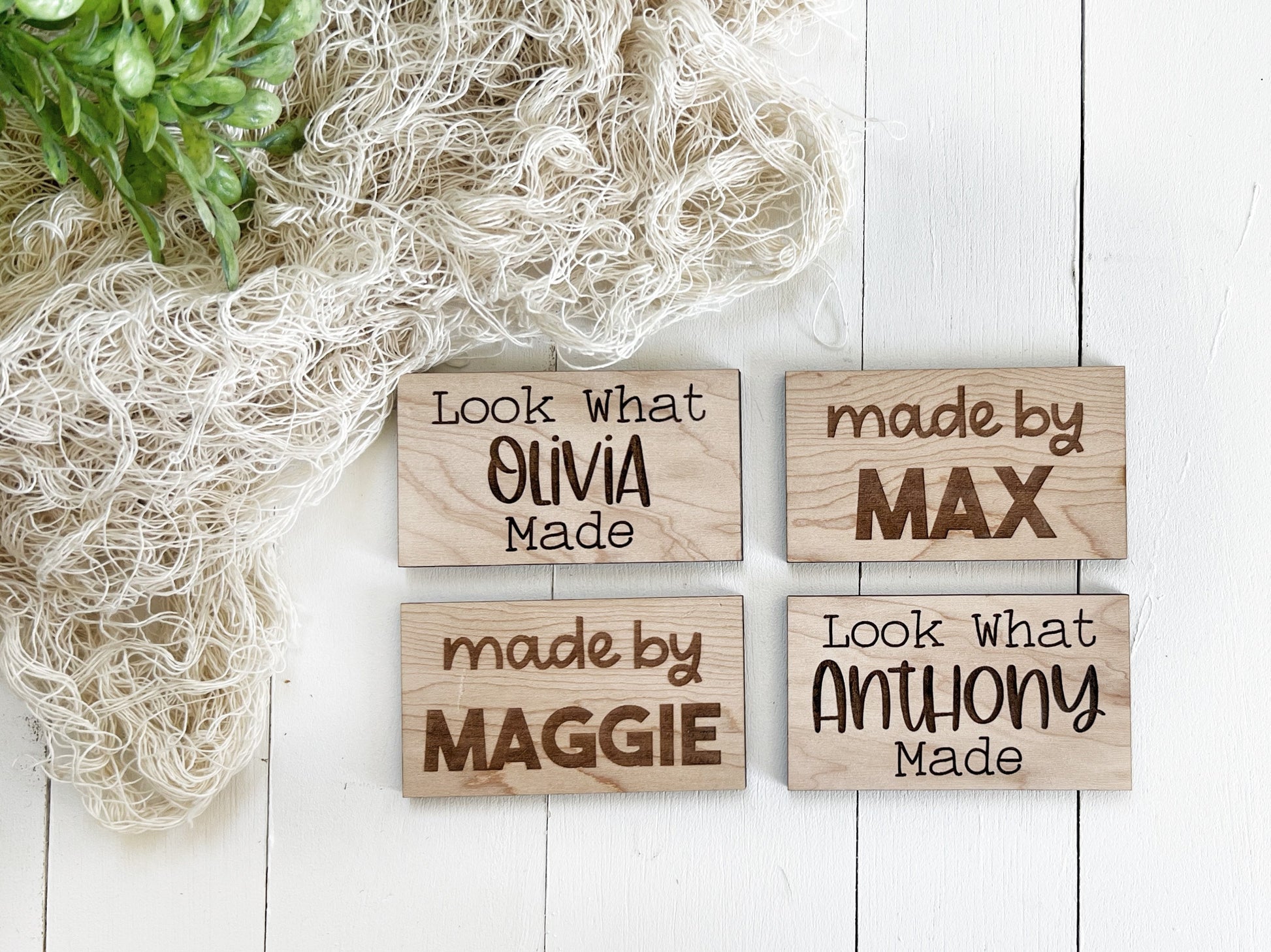 Look What I Made Magnet, Made By Personalized Kids Artwork Display