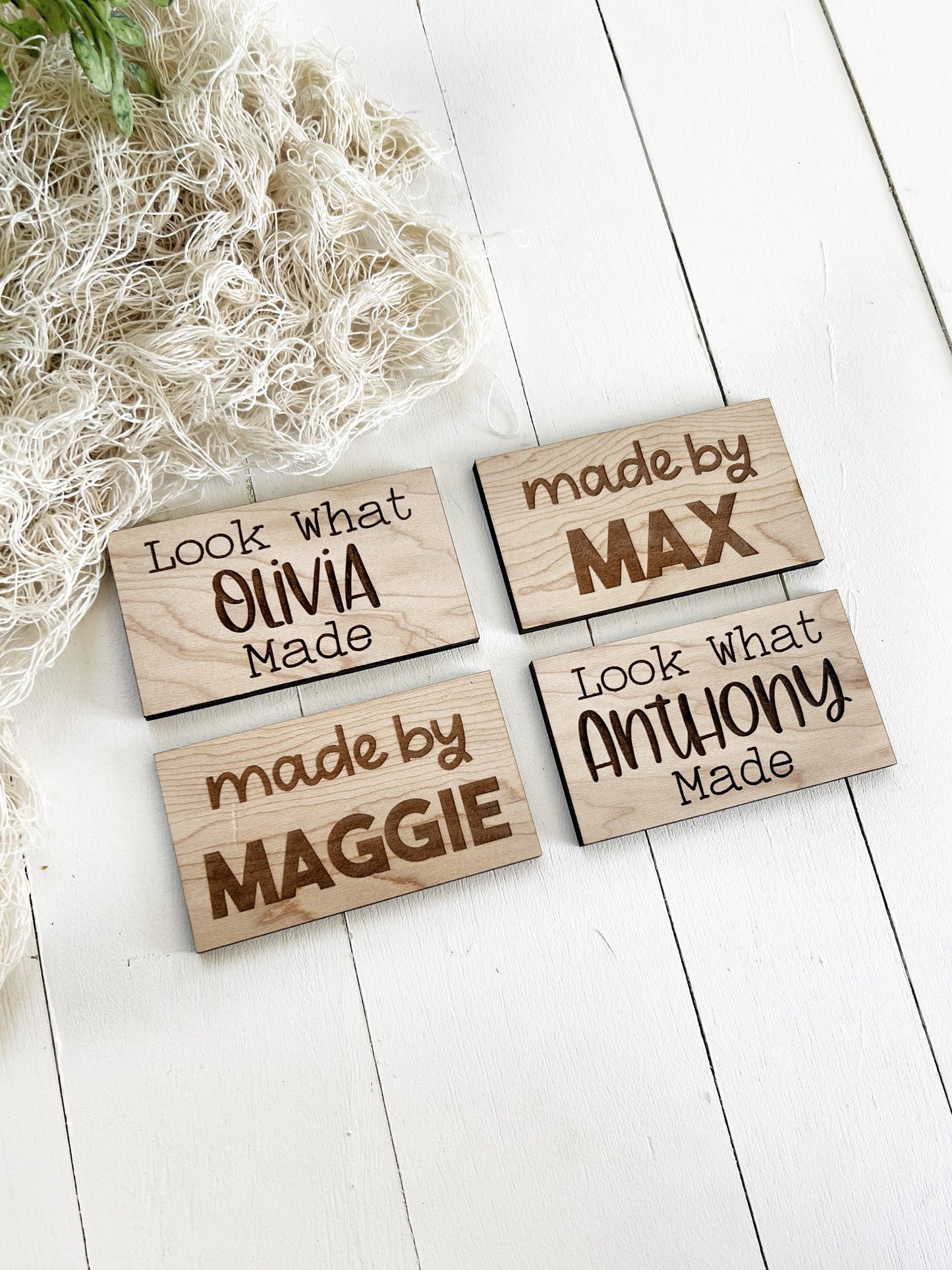 Look What I Made Magnet, Made By Personalized Kids Artwork Display