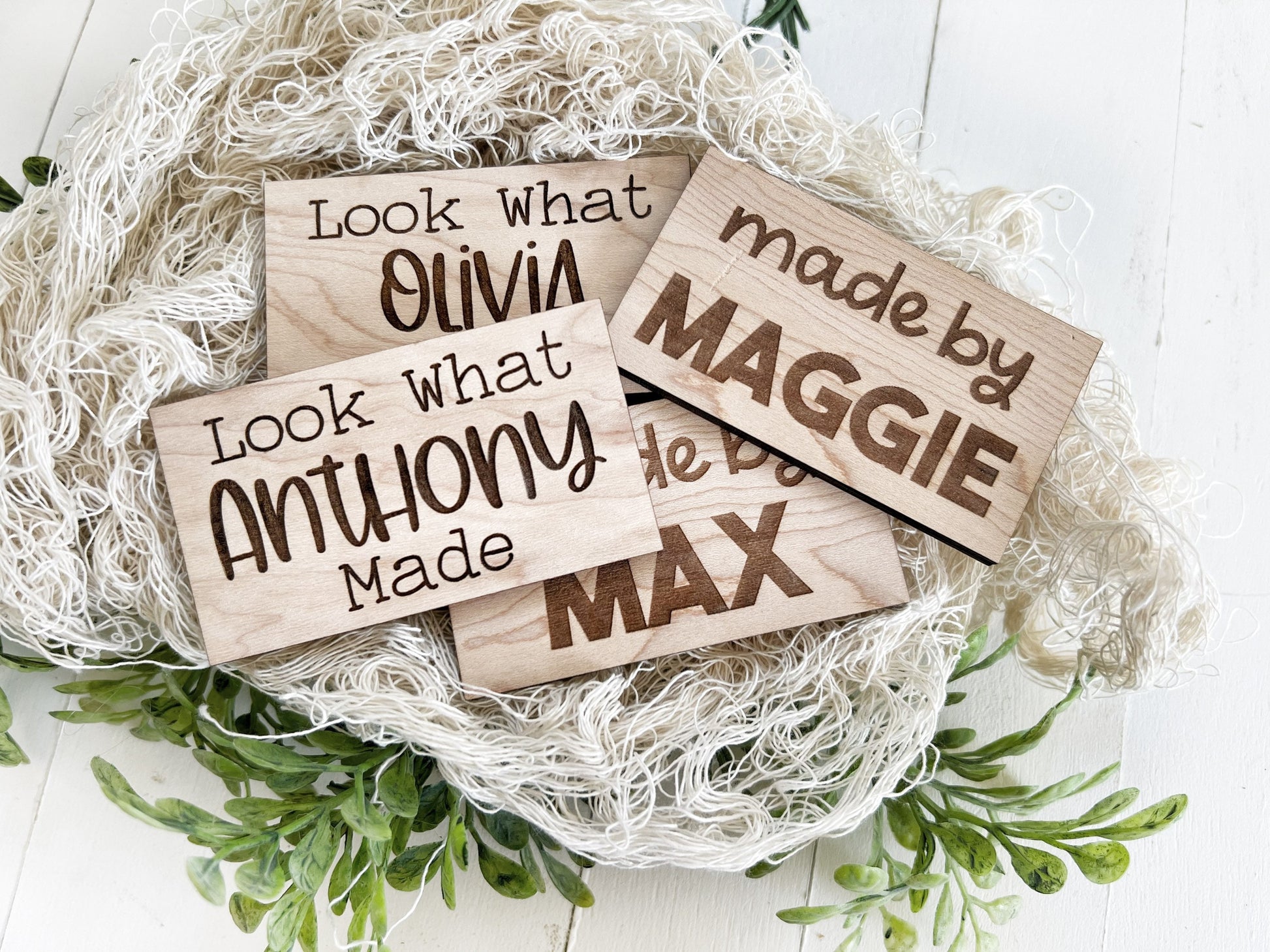 Look What I Made Magnet, Made By Personalized Kids Artwork Display