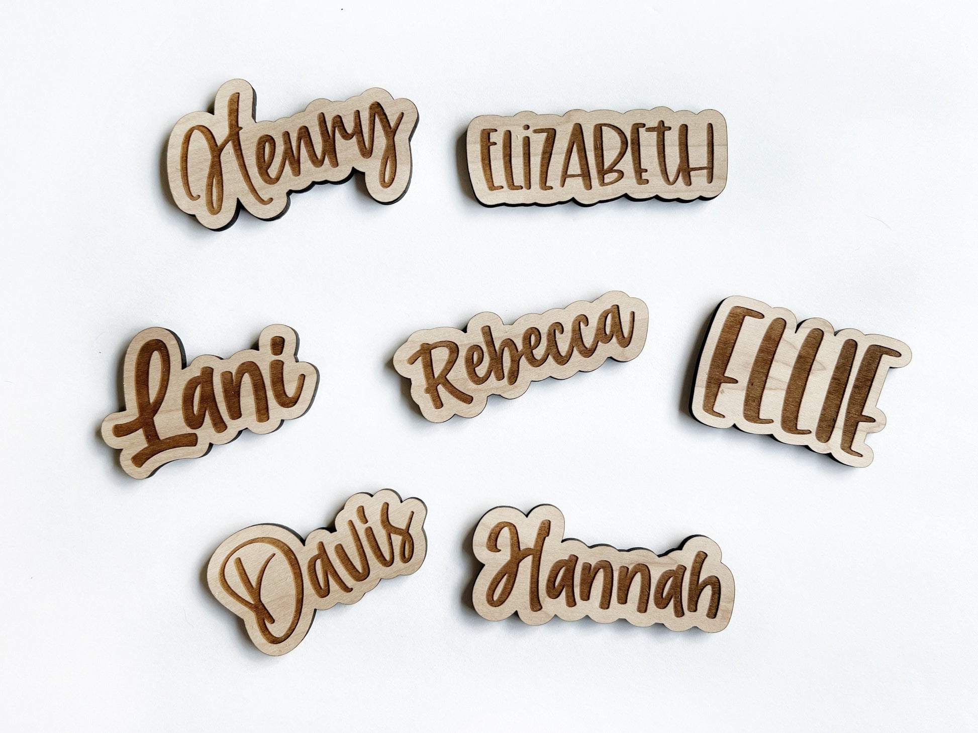 Locker Magnet, Wood Name Tag for Kids, School Bag Tag, Wooden Name Magnet, Look What I Made Artwork Magnet