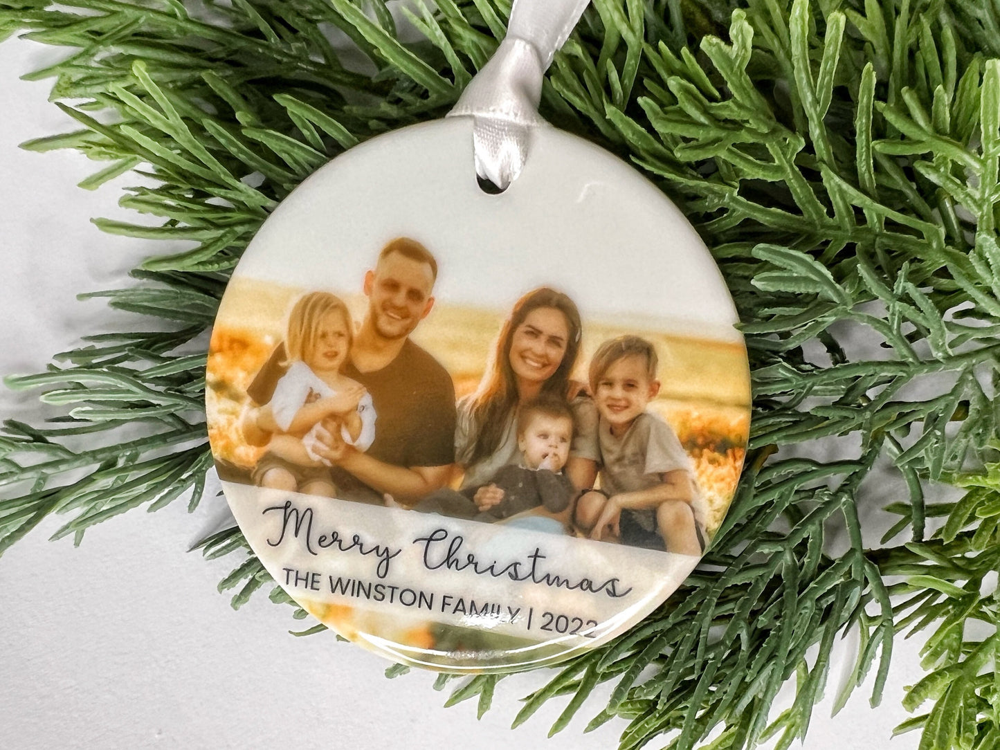 Family Photo Ornament, Vacation Photo Ornament, Ornament for Family, 2022 Family Ornament