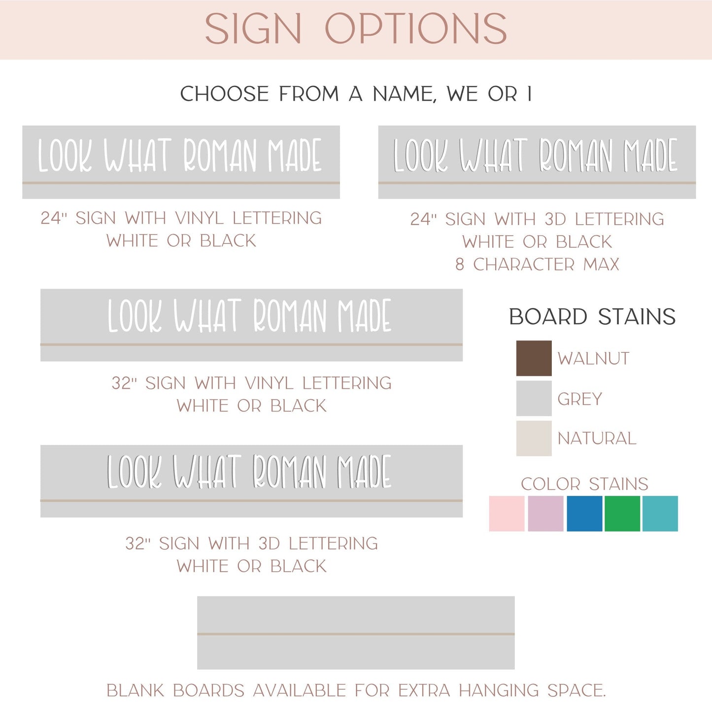 Look What I Made Sign with Child's Name, Kid's Artwork Display, Personalized Brag Board - YL