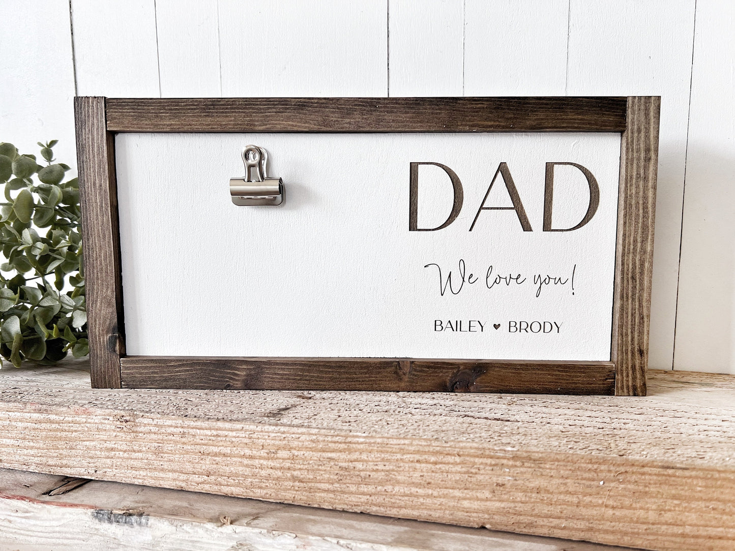 Personalized Father's Day Picture Frame | First Father's Day Picture Frame | New Daddy Gift | Gift for New Parents | Custom Gift for Daddy