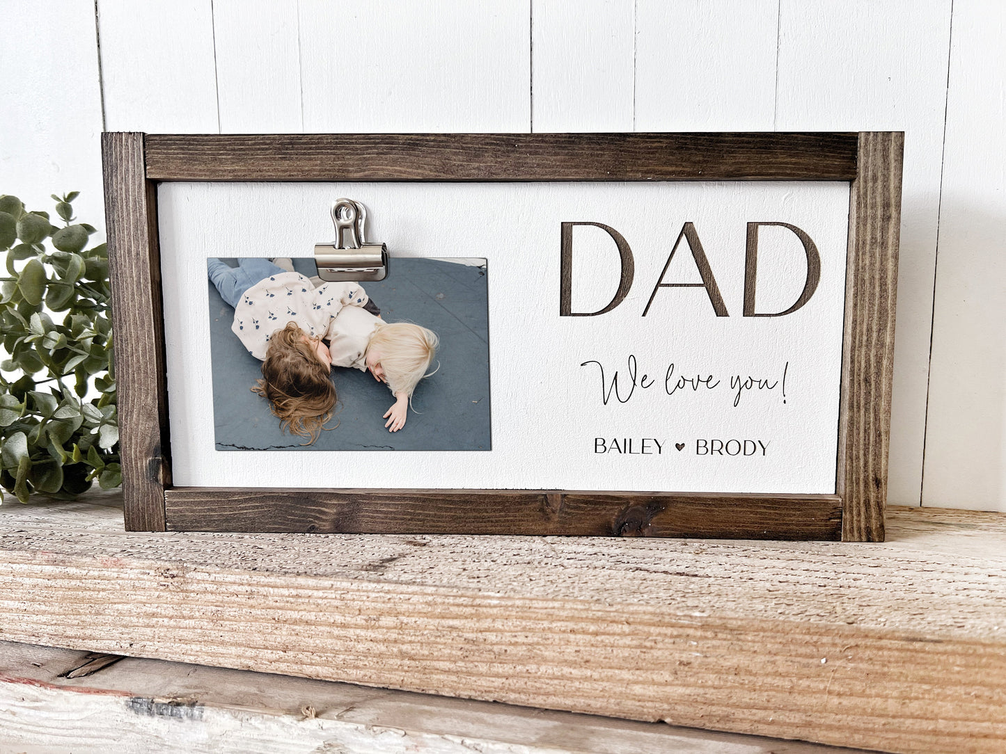 Personalized Father's Day Picture Frame | First Father's Day Picture Frame | New Daddy Gift | Gift for New Parents | Custom Gift for Daddy