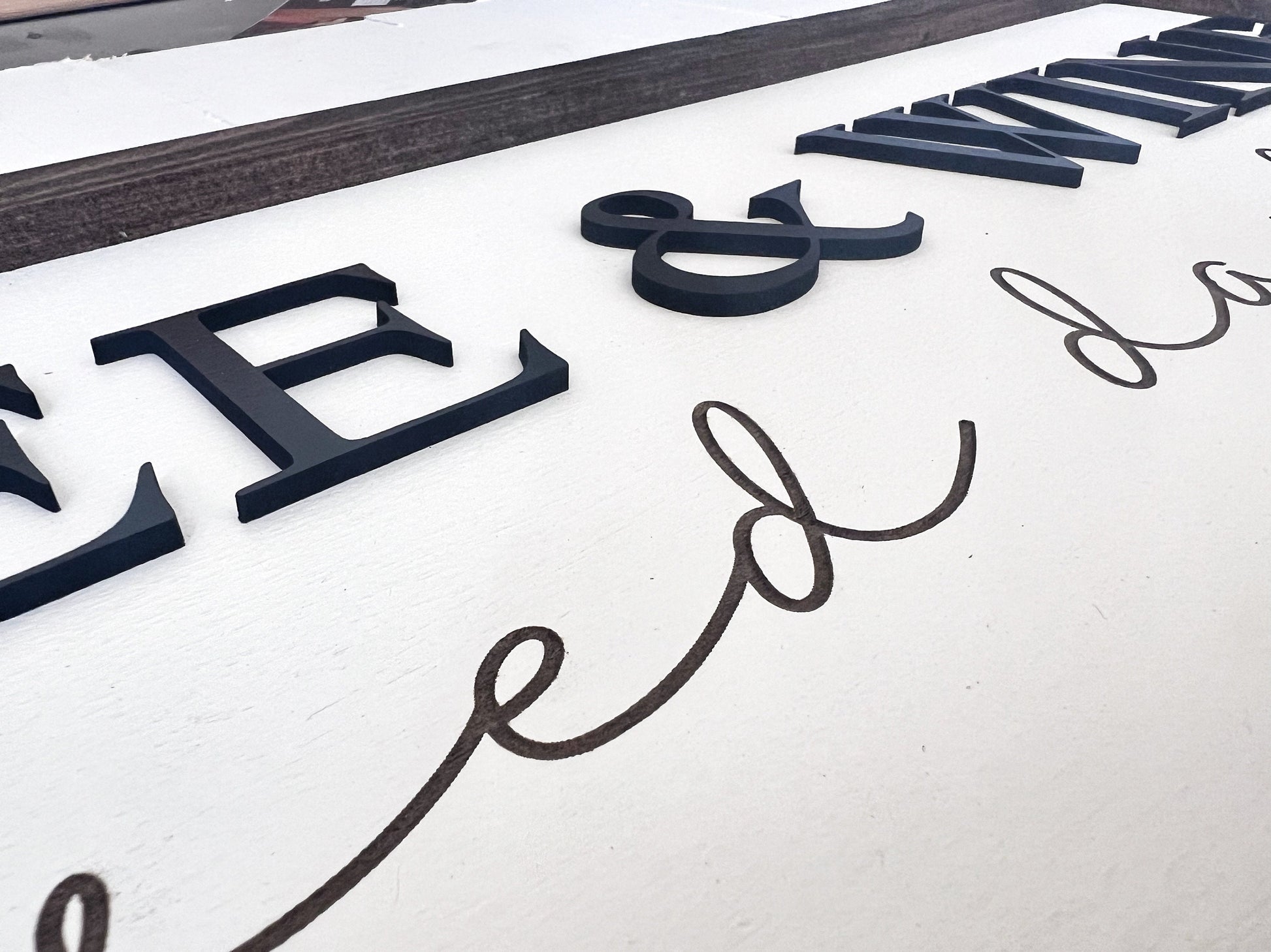 Coffee and Wine Served Daily Sign