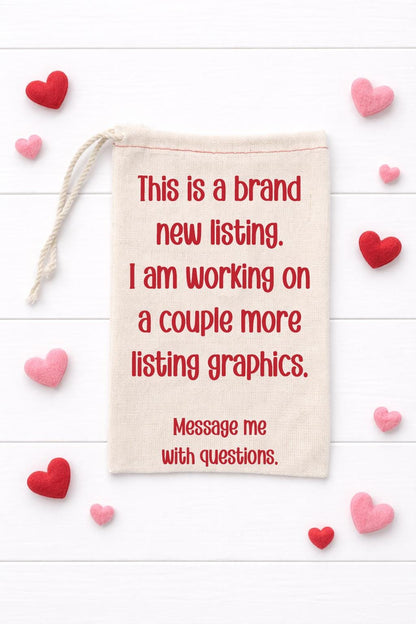 67 Personalized Valentine Bag - Canvas Treat Bag with Gen Alpha Slang & Custom Name
