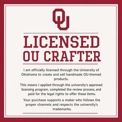 OU Sooners Pinback Buttons | Officially Licensed University of Oklahoma Gameday Buttons | Boomer Sooner, Norman & Graduation Gifts