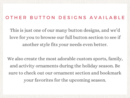 Custom Photo Button with Border & Text – Personalized Pinback Button for Events, Teams, Gifts – 3" or 2.25"