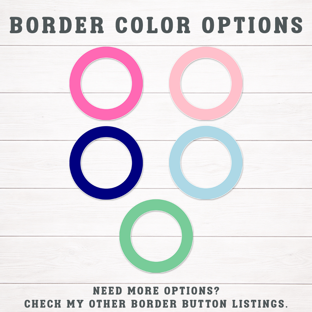 Custom Photo Gender Reveal Buttons – Personalized Baby Shower Pins 2.25" & 3" Sizes