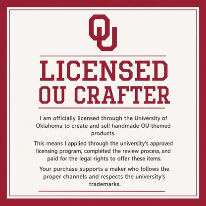 OU Sooners Pinback Buttons | University of Oklahoma Game Day Buttons & Gifts | Officially Licensed