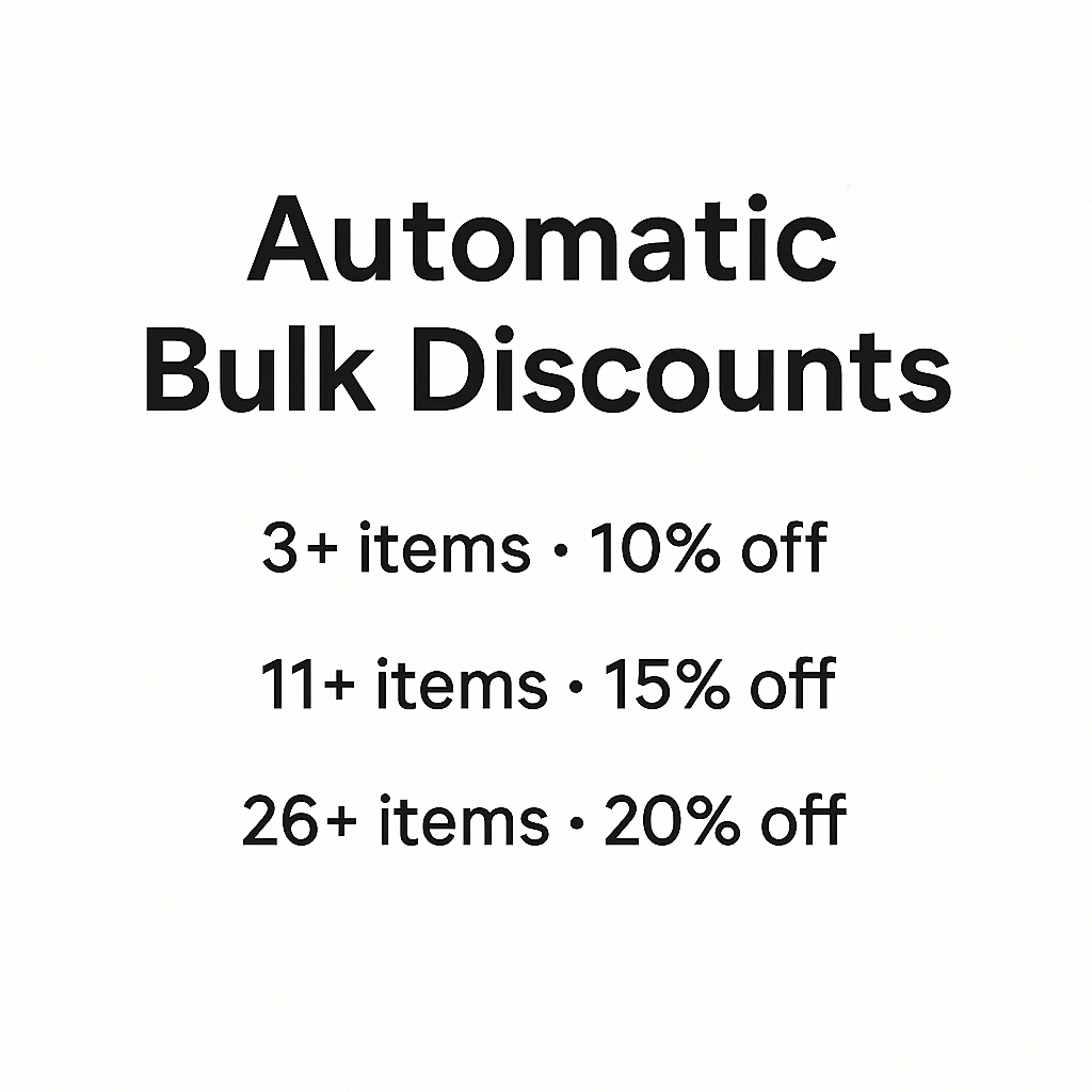 Automatic Bulk Discounts