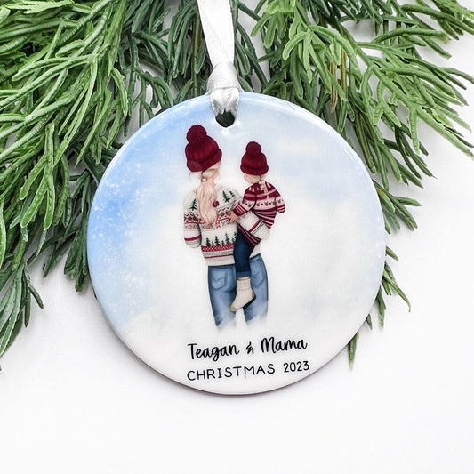 a snowman and a gingerbread man on a green and white background