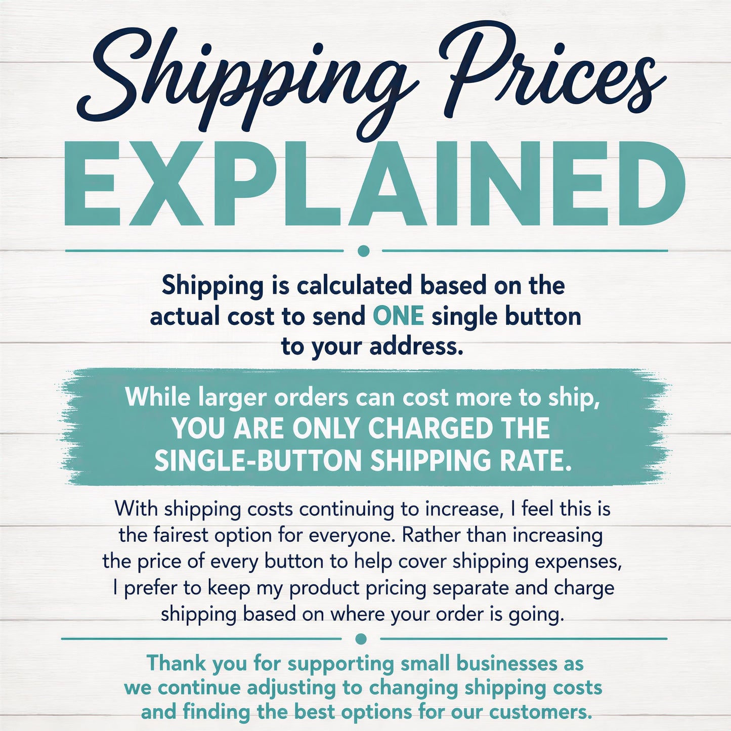 Shipping Prices Explained