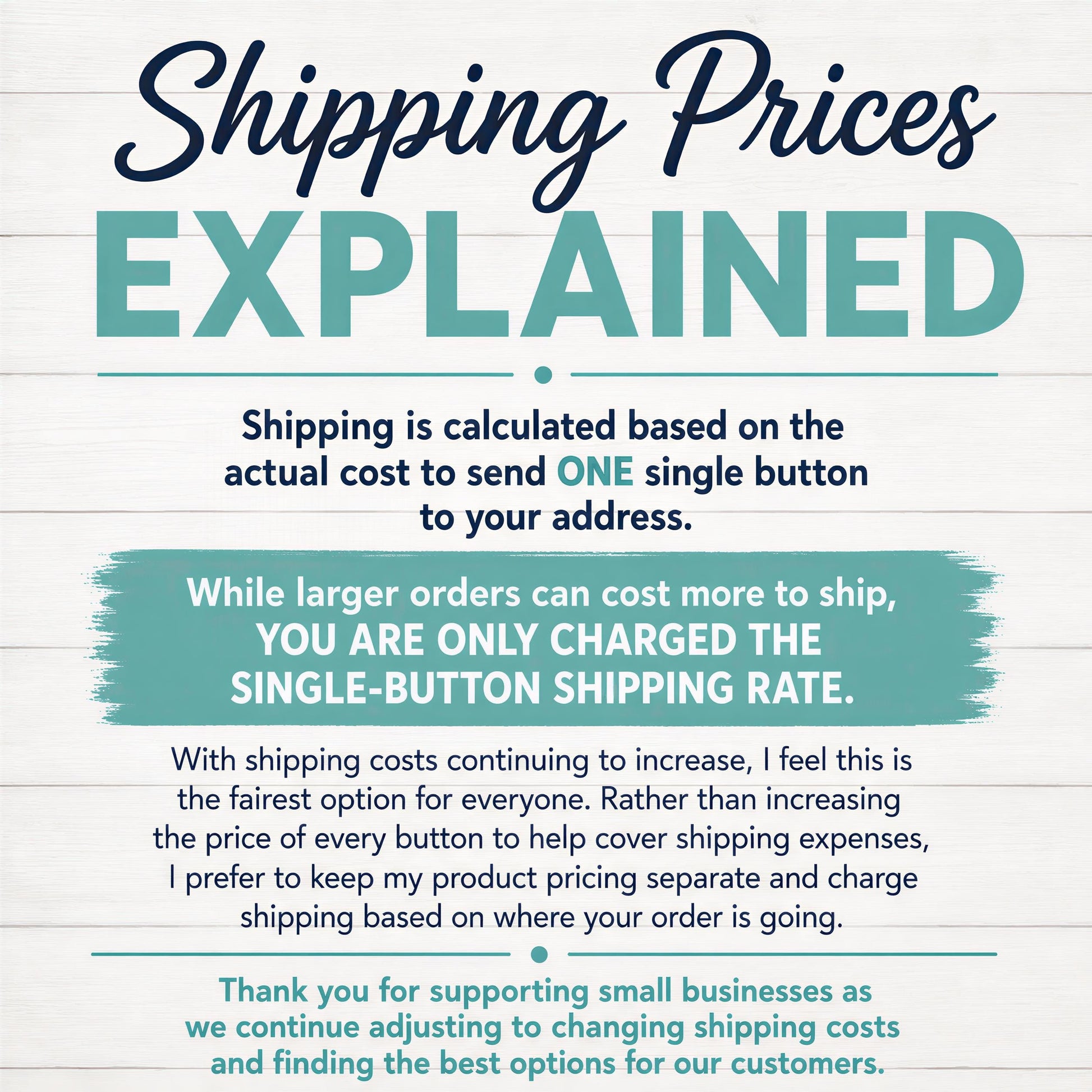 Shipping Prices Explained
