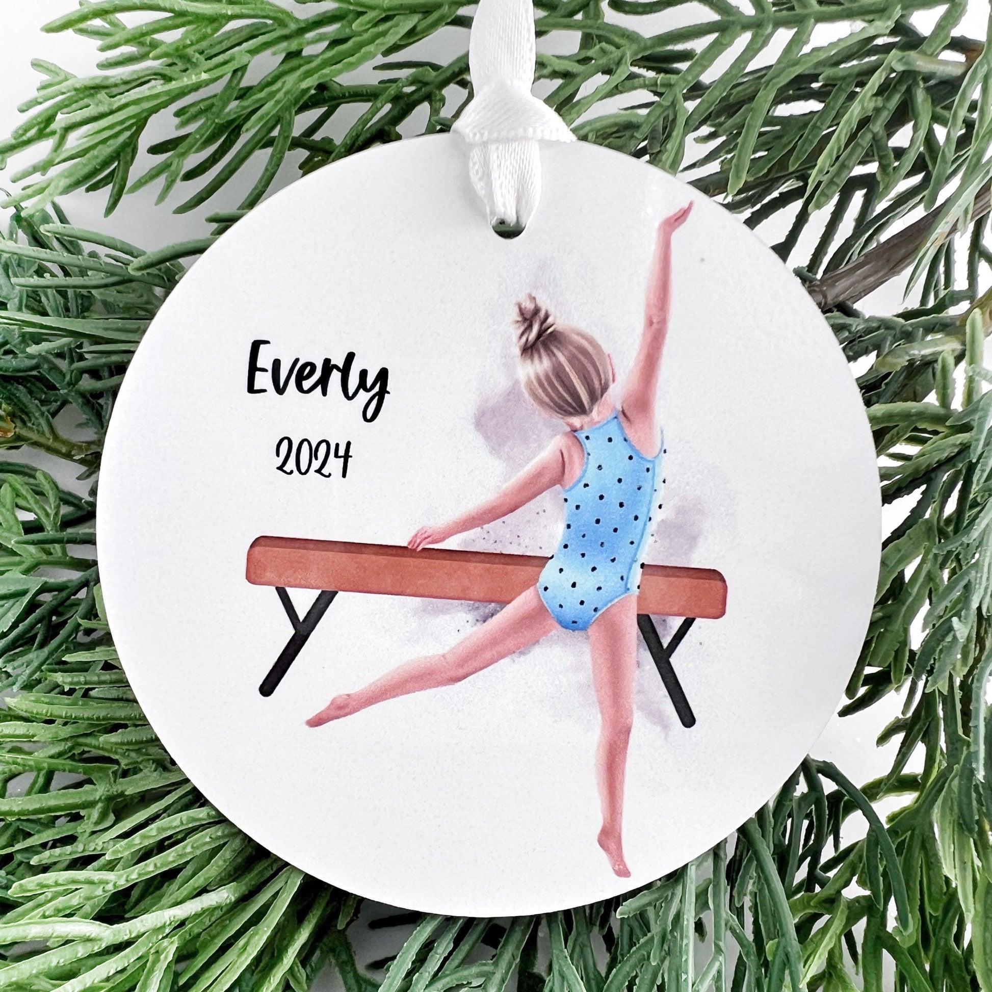 Gymnastics Ornament for Girls