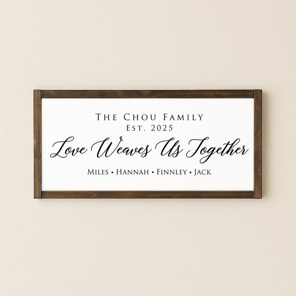 Love Weaves Us Together