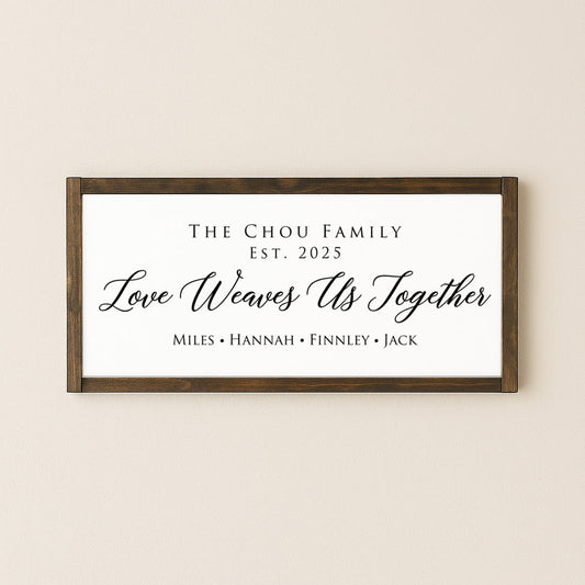 Love Weaves Us Together