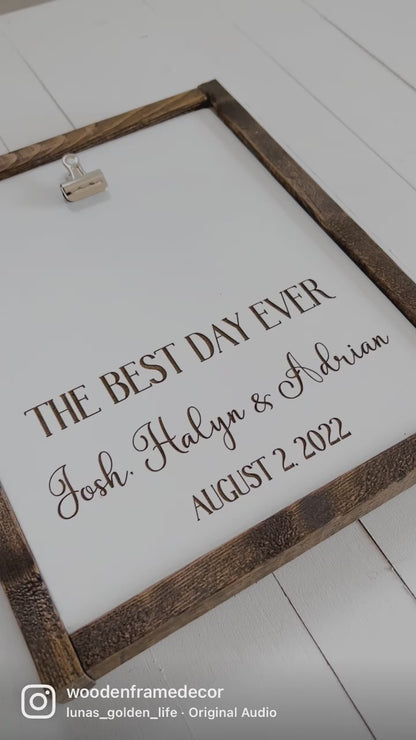Best Day Ever, Adoption Day Photo Clipboard