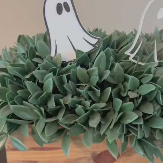 Ghost Plant Stake - Spooky Cute Halloween Decor for House Plants