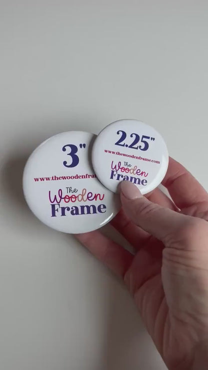 Custom Graduation Photo Button – Senior Brag Pin  Class of 2026 Keepsake Gift