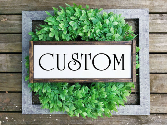Personalized Word Sign, Create your own custom wood sign for any occasion
