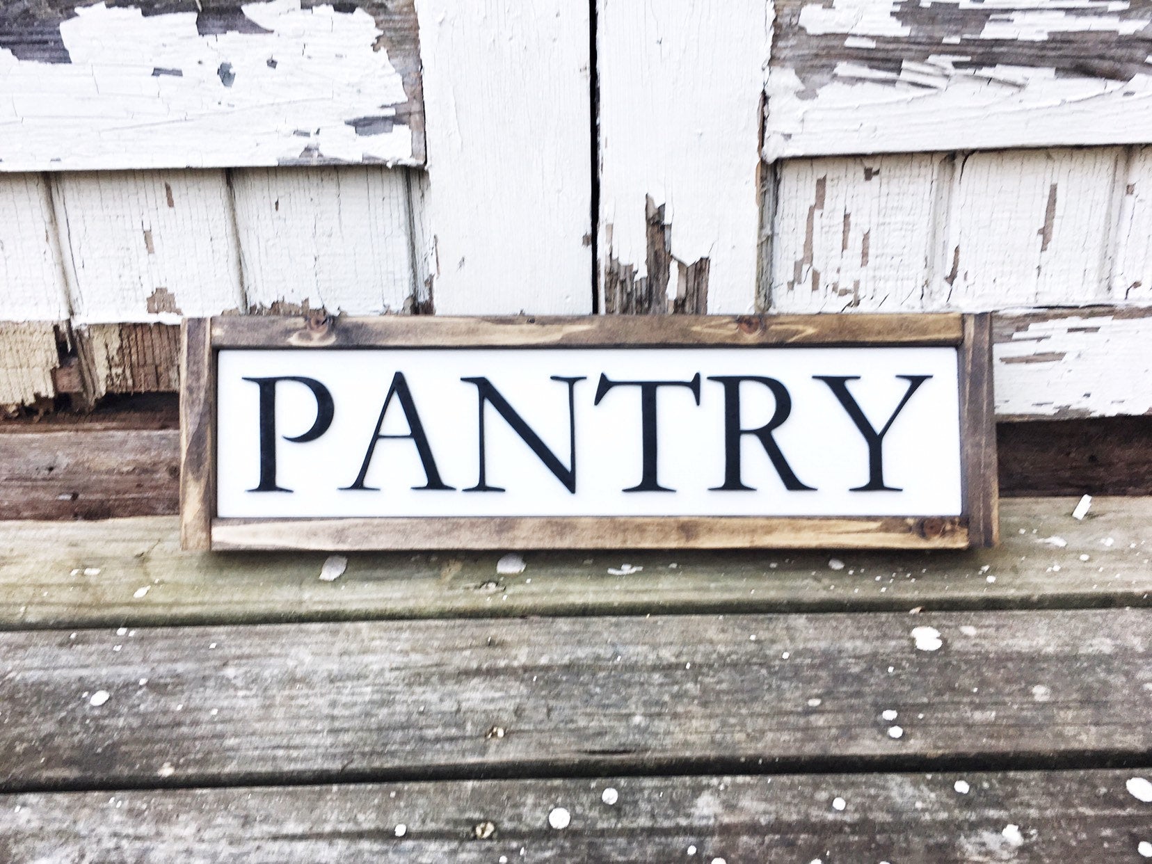 Kitchen Sign, Laser Cut 3D Letters, Rustic Farmhouse Decor, Pantry, Laundry, Coffee Bar, Farmers Market Sign