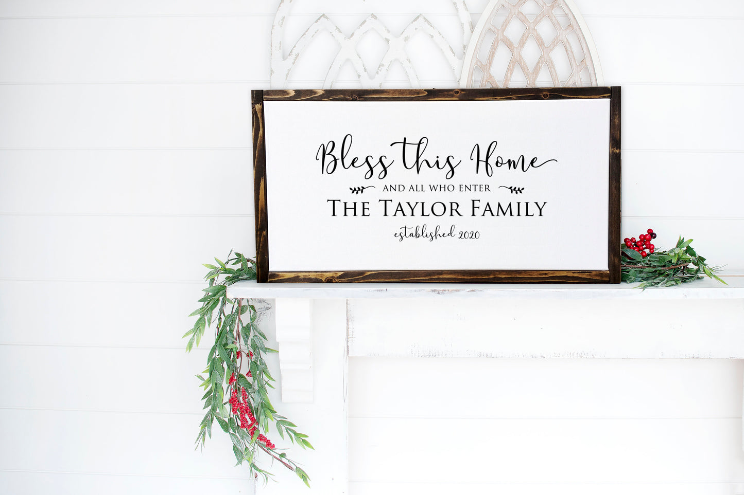 Bless this Home Sign - TheWoodenFrame
