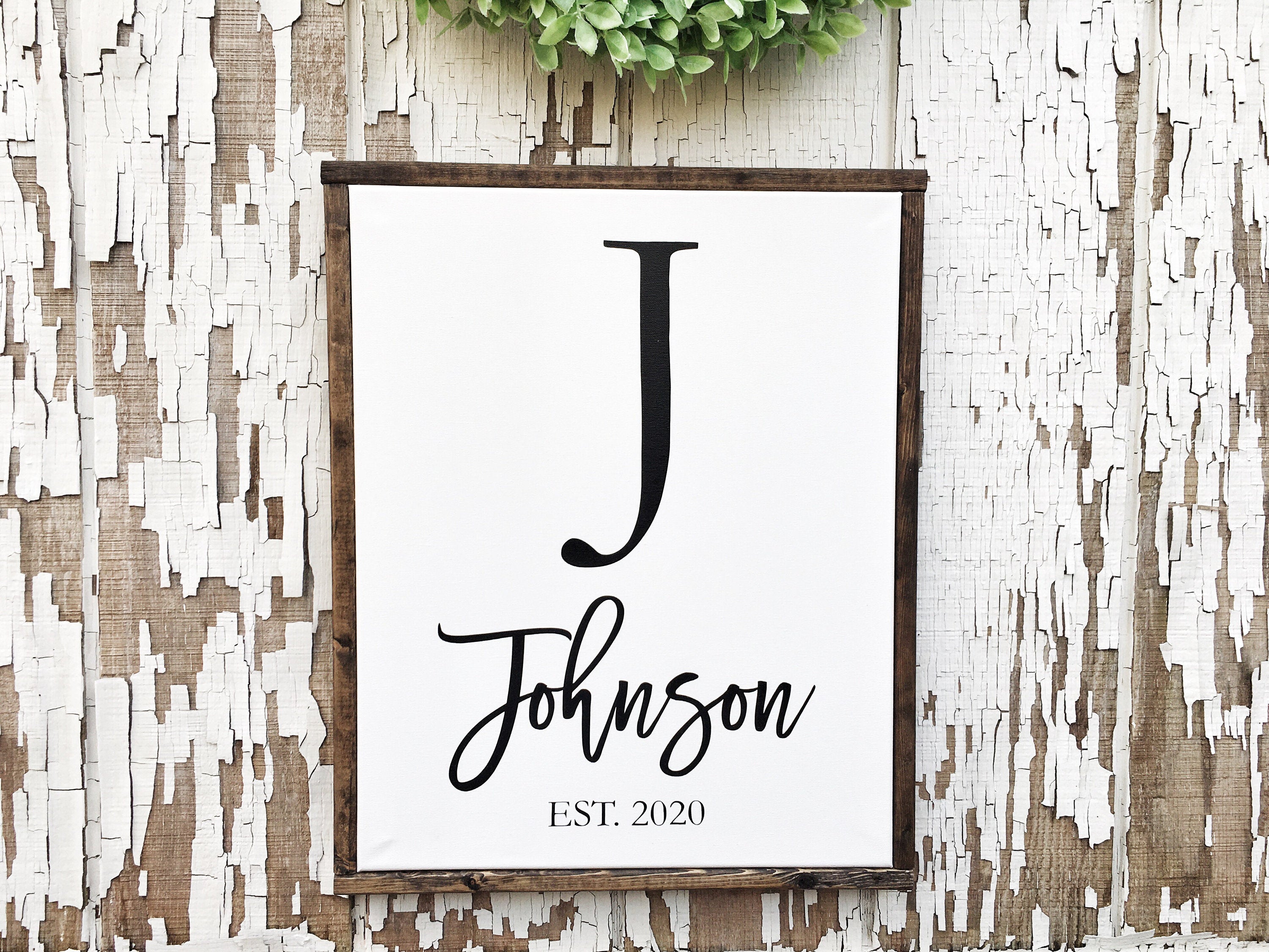 Family Last Name 2024 Sign, Family Established Sign, Oversized Established Sign, Last Name Cut Out Sign, Established Date, Last Name Sign