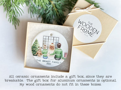Baby Footprint Ornament - TheWoodenFrame