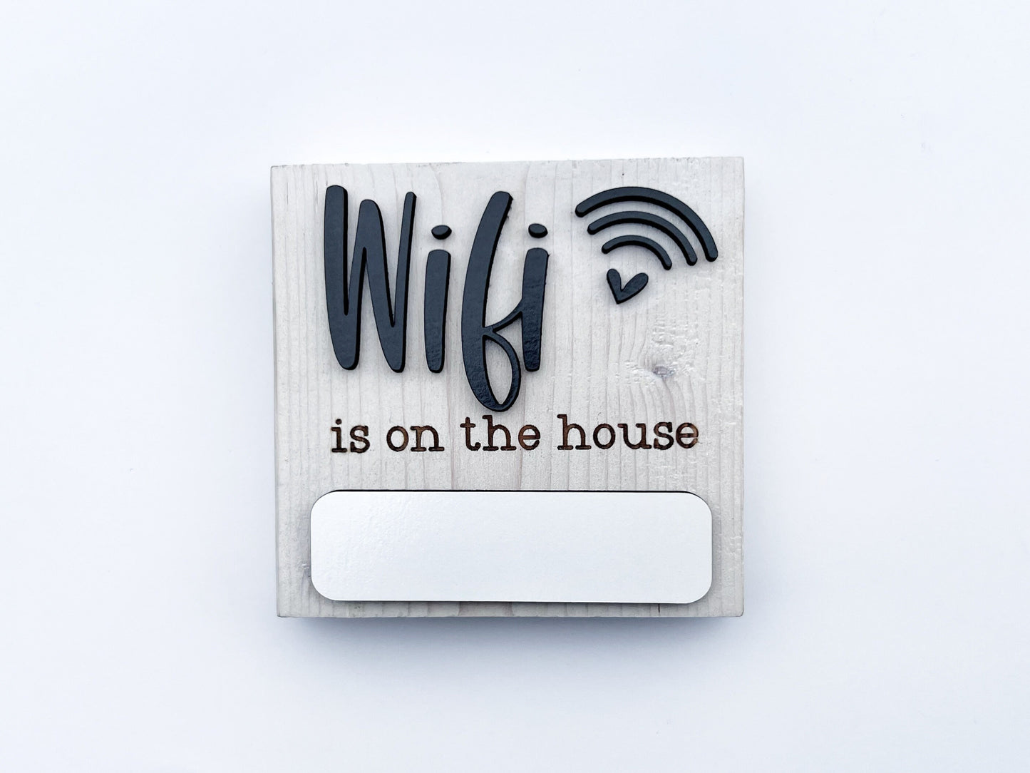 Wifi Password Sign, Airbnb Sign, Dry Erase Wifi Sign, Guest Wifi, Wifi on the house