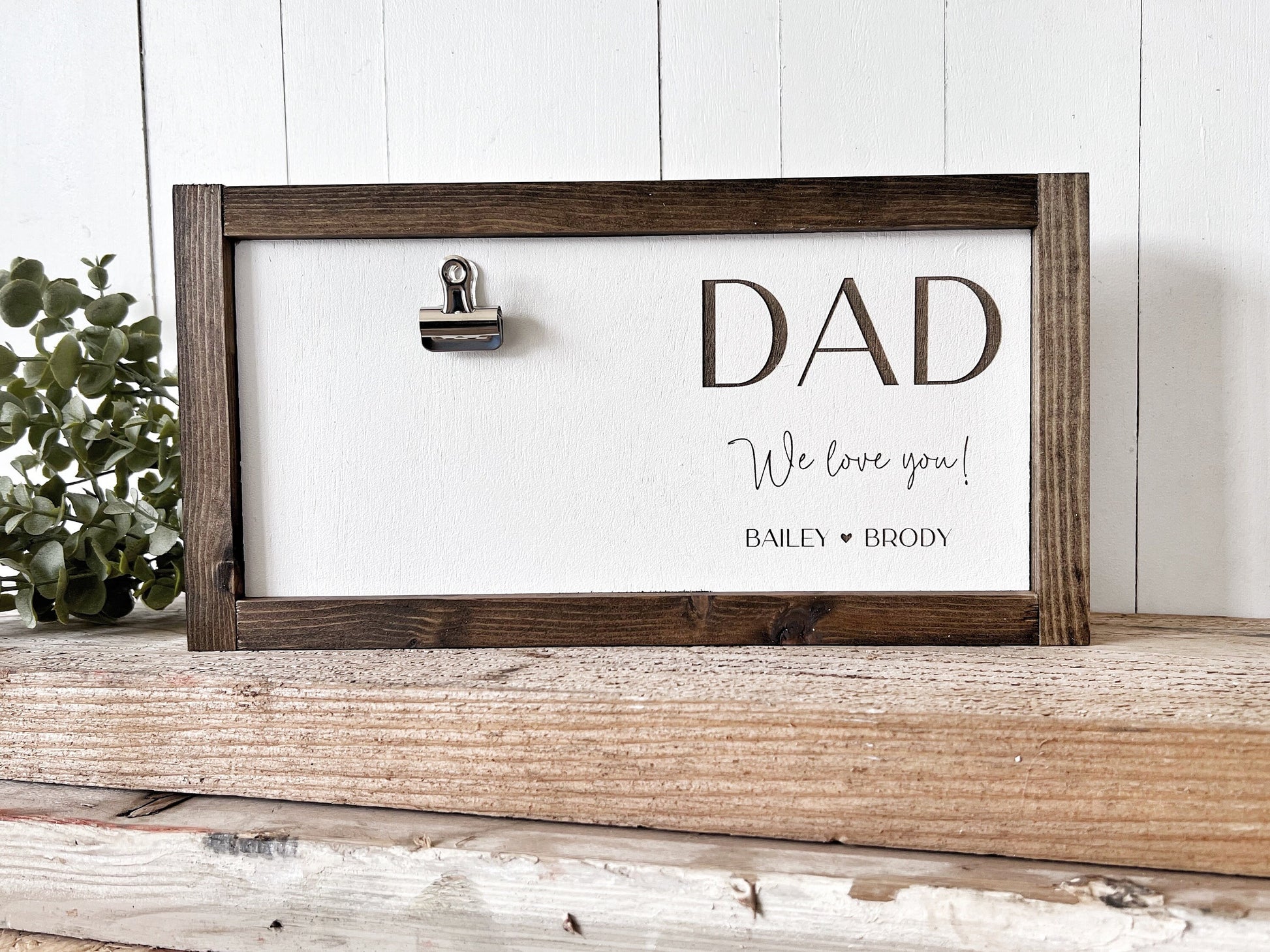 Personalized Father's Day Picture Frame | First Father's Day Picture Frame | New Daddy Gift | Gift for New Parents | Custom Gift for Daddy