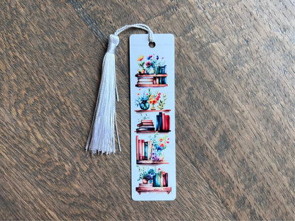 Custom Bookshelf Bookmark, Just One More Page, Bookmark with Tassel